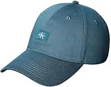 Calvin Klein MONOLOGO LV04D5077G Gorra BB para Hombre, Azul (Atlantic Deep), Talla única, Azul (Atlantic Deep), Talla única