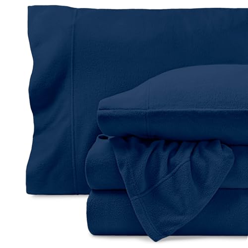Bare Home Super Soft Fleece Sheet Set - Queen Size - Extra Plush Polar Fleece, No-Pilling Bed Sheets...