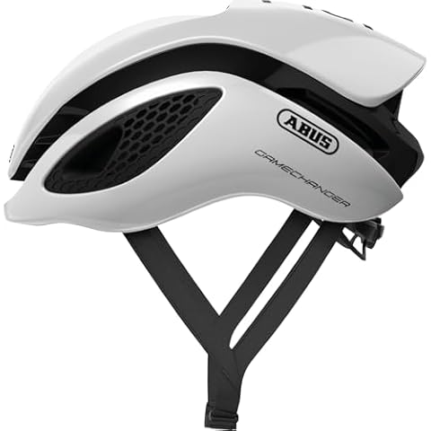 ABUS GameChanger Racing Bike Helmet - Polar White Cover