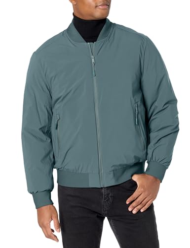 Image of DKNY Men's Clean Zip Front Bomber Jacket