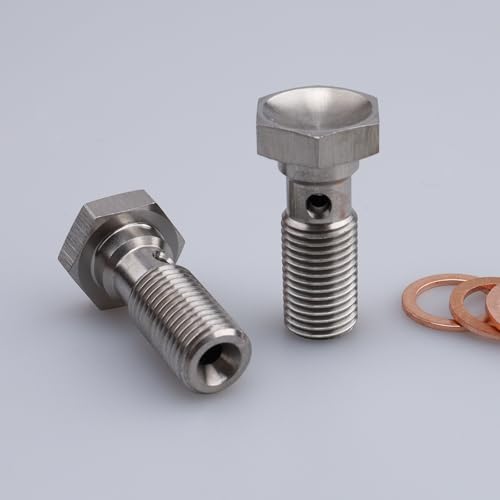 Image of AC PERFORMANCE 3 /8 x 24 Banjo Bolt, -3 AN, 25mm UHL, Stainless Steel, Pack of 2