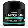 Hemp Cream – Made in The USA – Natural Hemp Oil & Hemp Extract Cream with Turmeric, Arnica & MSM for Discomfort in…