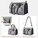 Ownpets Transportbox Katze faltbar Transporttasche, Faltbare Katzentasche, Verstärktes Faltgestell mit Einstellbar Schultergurt Katzenbox, Flugtransportbox, Zusammenklappbare Reisetasche, 45*30*31cm