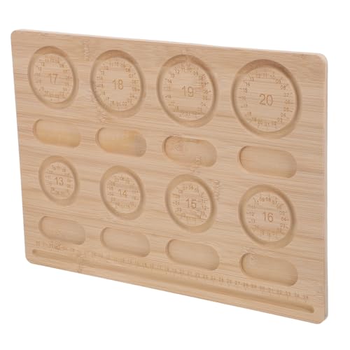 Plateau à bijoux en bambou naturel durable pour création DIY