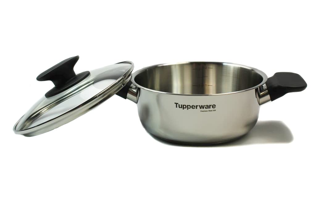 TUPPERWARE Chef-Serie Universal Series Stockpot Suppentopf 2,4 L Induktion mit Spültuch