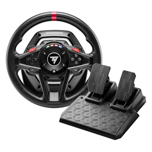 Thrustmaster T128 Force Feedback Racing Wheel and Pedal Set - PS5 & PC