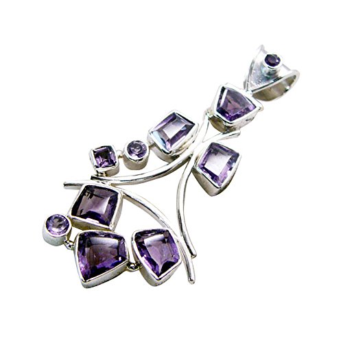 Pendentif améthyste anti-stress pour soulager l'anxiété féminine par la lithothérapie