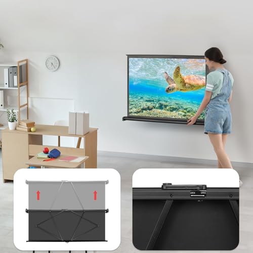 Pantalla Manual Retráctil de Proyección 50" 4:3 miniatura 6