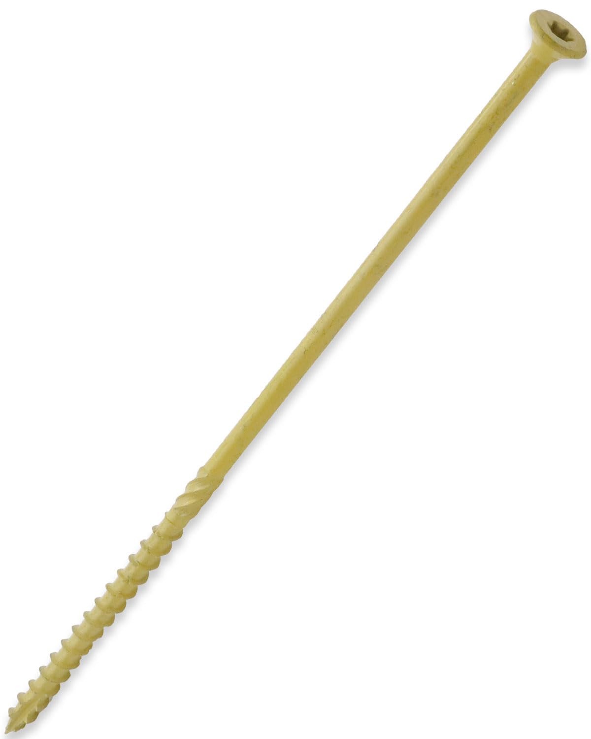 IMScrews #14 x 8 viti lunghe per legno – acciaio al carbonio, resistenti alla ruggine, viti per terrazze esterne, confezione da 75