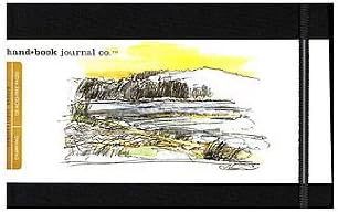 Hand Book Journal Co. Travelogue Drawing Journals 5 1/2 in. x 8 1/4 in. landscape ivory black [PACK OF 2 ]