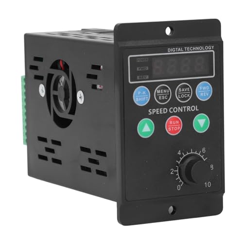 1.1KW 1PH VFD, Entrada 176-264V 3PH 0-220V Unidade de Frequência Variável de Saída, Conversor de Con