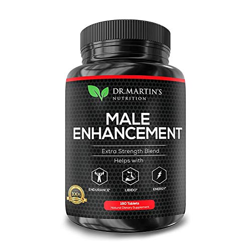 Male Enhancement Supplement | 180 Capsules | 3 Month Supply | Boosts Energy, Testosterone, Endurance & Enhances Muscle Growth | with Gingseng, Maca, Tongkat Ali | Healthy Weight Loss and Fat Burning