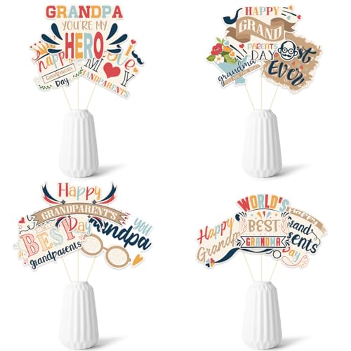 Happy Grandparents Day Table Toppers Centerpieces Sticks Decors, 12 Counts