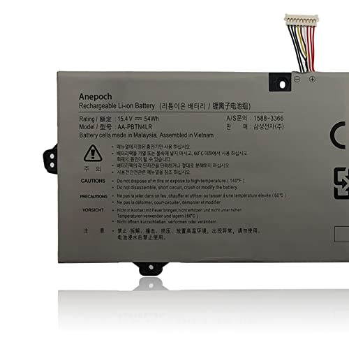 Anepoch Aa-Pbtn4Lr Laptop Battery Replacement For Samsung 9 Pro 15″ Np940X3M Np940X5M Np940X5N Np940X3M-K01Us Np940X3M-K02Us Np940X5M-X01Us Np940X5N-X01Us Series Ba43-00386A 15.4V 3530Mah 54Wh #TOP5