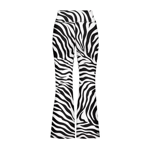 Girls High Waisted Flare Yoga Pants Leggings for Kids 5-12Y Soft Stretchy Tummy Control Full-Length Bootcut Pants3