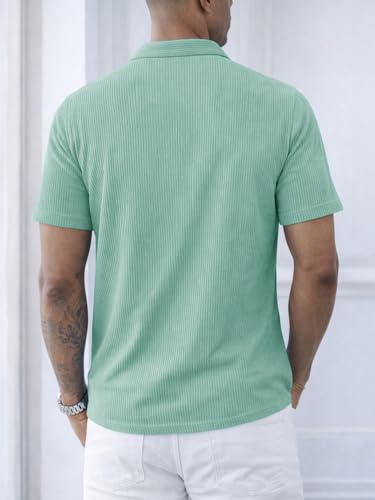 Image of Nobel Monk Men's Solid Casual Shirt |Half Sleeve | Regular Fit |Stylish Shirt for Men