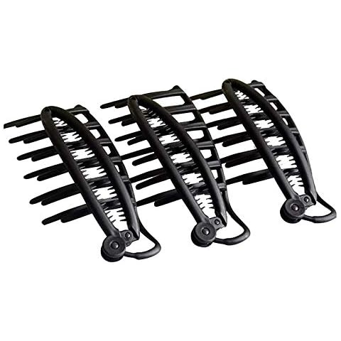 Deysen Modern Stylish Hairpin, 3Pcs French Twist Hairpins, Quick Hairpin for Messy Bun, Spiral Hair Braid Twist Styling Hair Accessories Clips Cover