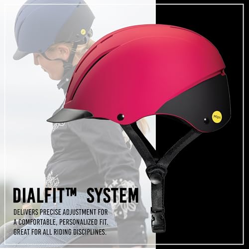 image for Troxel Spirit with MIPS Technology Full Coverage Horse Riding Helmet, 