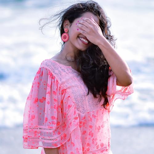 Elegance 11 Designs Beaded Earrings For Women Seed Bead Summer Beach Boho Statement Dangle Handmade Earrings Jewelry3