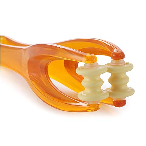 2 Pcs Finger Roller Massager And 5 Pcs Acupressure Massage Rings For Finger Hand Massage, Hand Blood Circulation Massage Roller Tools, Handheld Stress Relief Double Rubber Joint Roller Massager #TOP7