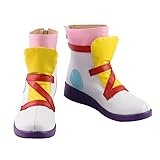 DUNHAO COS Fresh Sans Cosplay Shoes Men's PU Leather Stage Prformance Costume Boots Male US 8/CH41