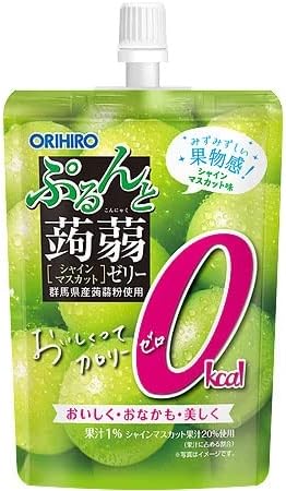 Домашний выбор - Только полезные продукты - Желе Orihiro Purun to Konjac с нулевой калорийностью в пакетиках на подставке, 6 разновидностей, по 6 штук в наборе из 36 предметов, 6 видов, по 6 штук в наборе из 36 предметов, фото 5