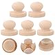 EXCEART 5Pcs Holzstempel Griff Rund 5cm Holzstempel Basteln Tagebuch DIY Scrapbooking Stempel Machen Material