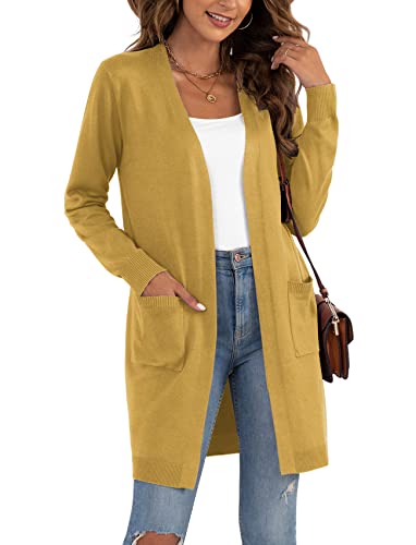 Image of VIISHOW Women's Classic Cardigans Long Sleeve Open Front Casual Knit Cardigan Sweaters Coat Soft Outwear