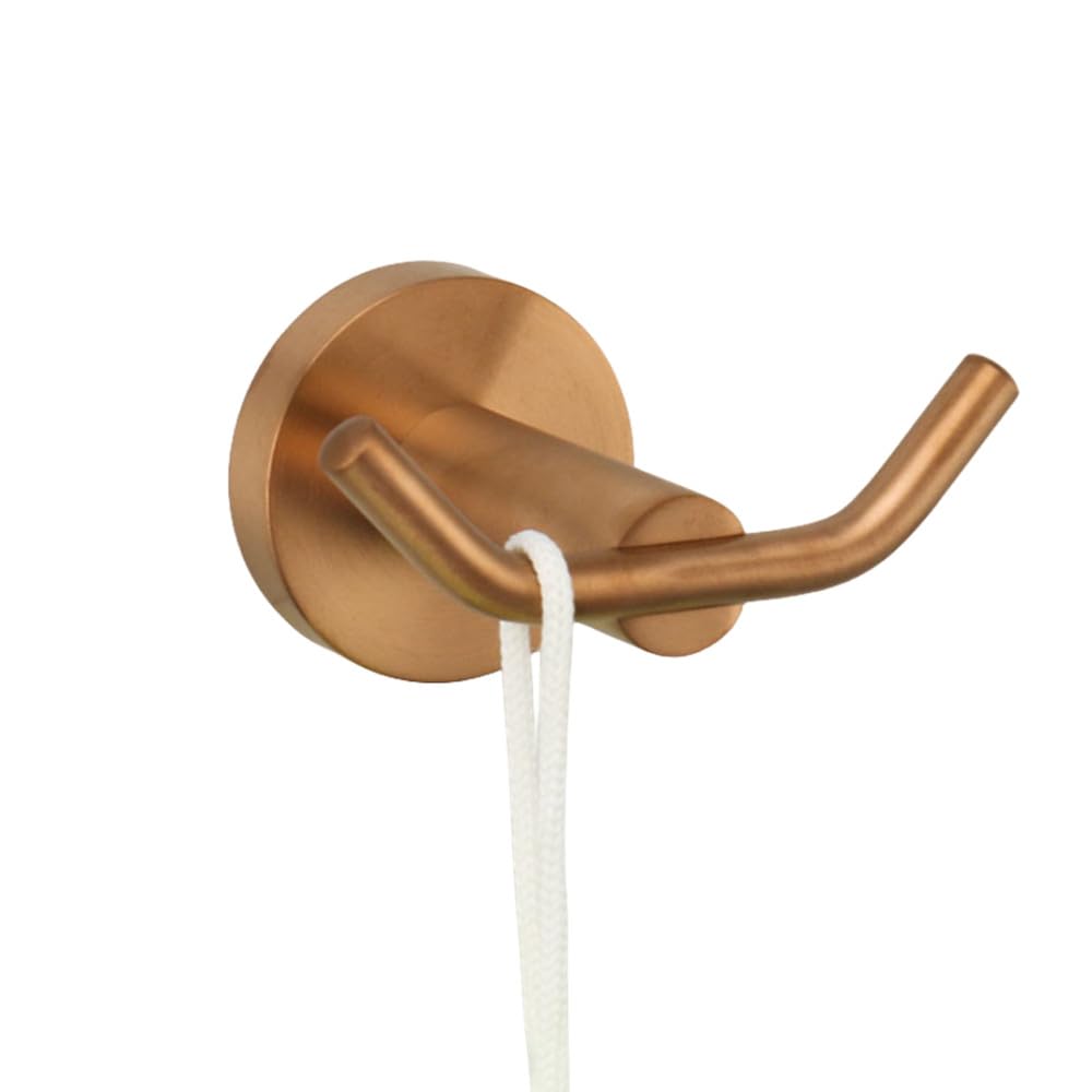 Porte-serviettes or rose en acier inoxydable 304 de luxe pour salle de bain