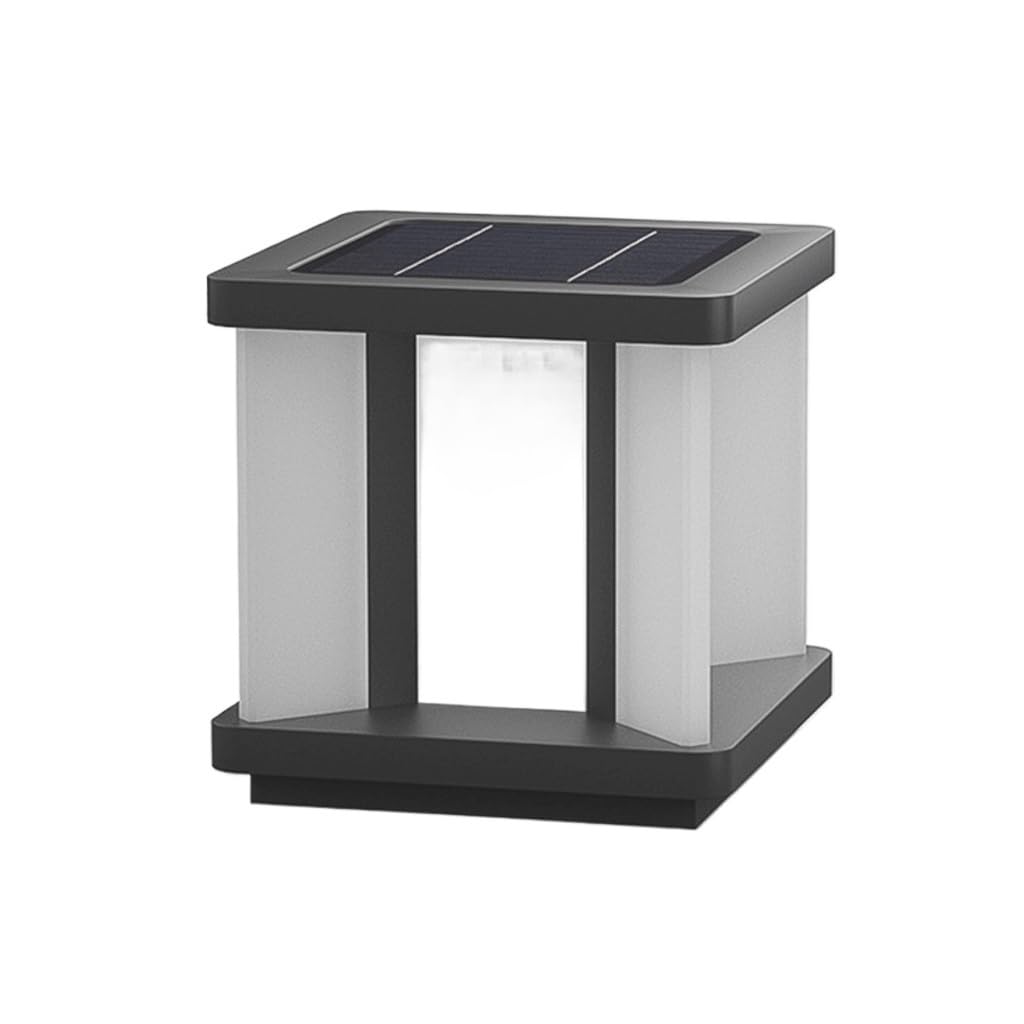 Lampadaire extérieur autonome avec fixation applique pour jardin - 6