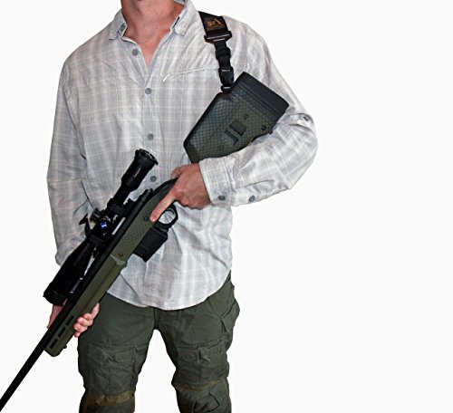 S2Delta - USA Made 2 Point Rifle Sling, Quick Adjustment, Modular Attachment Connections, Comfortable 2" Wide Shoulder Strap to 1" Attachment Ends (Black Sling, Pigtail Connector) - Thumbnail 2