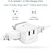 US to Europe Adapter, European Plug Travel Adapter, TESSAN Outlet Wall Power Adaptor with 2 USB Charging Ports for USA to Most of Europe France Germany Italy Greece Spain Iceland - Type C
