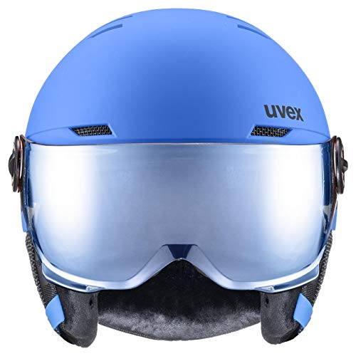 uvex instinct visor - skihelm voor dames en heren - met vizier - individueel passysteem - white-black matt - 56-58 cm uvex instinct visor - skihelm voor dames en heren - met vizier - individueel passysteem - white-black matt - 56-58 cm
