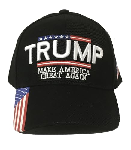 Trump Hat Make America Great Again – MAGA Hat with American Flag – Donald Trump 2024 Baseball Cap – Available in 6 Colors