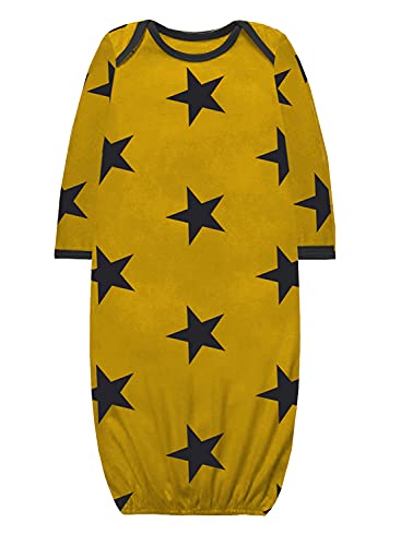 Image of A.T.U.N. (ALL THINGS UBER NICE) Unisex Kids Cotton Full Length Printed Gown | Maxi Nightdress for Baby Boys and Girls (2 Piece Set)