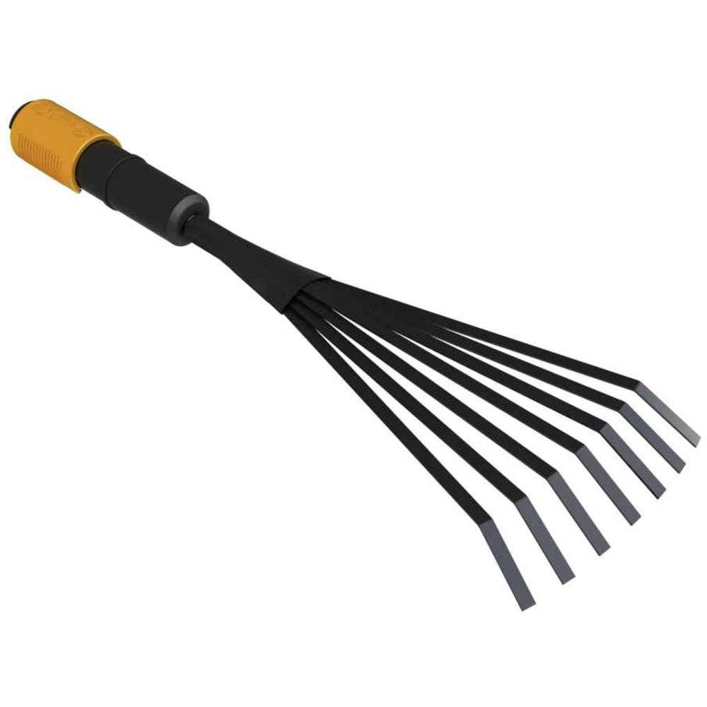 QuikFit Flower Rake | Stahl-Zinken, Schwarz/Orange, QuikFit, 1001412