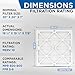 Glasfloss Industries ZLP 20x20x1 Z-Line Series ZL MERV 10 Pleated Filter. Case of 12