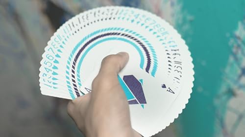 Cartas de poker azules flexibles Murphy's Magic miniatura 4