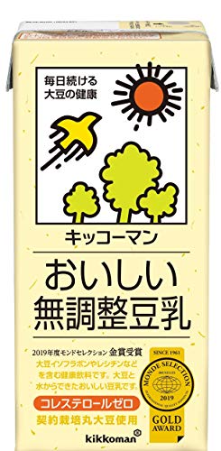 キッコーマン飲料 おいしい無調整豆乳 1L×6本 キッコーマン飲料 おいしい無調整豆乳 1L×6本