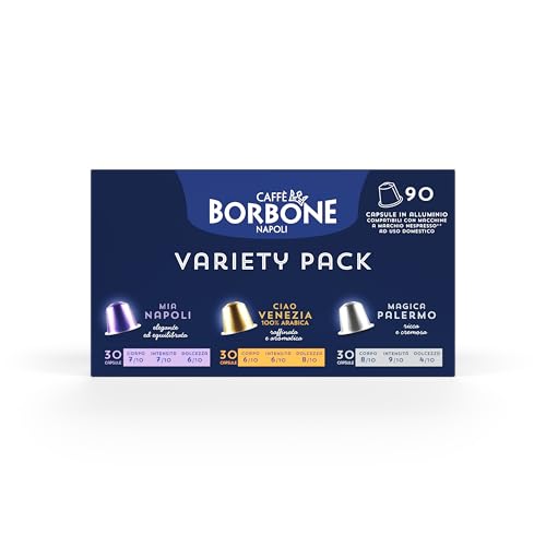 Capsules Nespresso compatibles Caffè Borbone kit complet pour varier les plaisirs de l'expresso