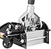 Torin T83505W BlackJack Hydraulic Low Profile Steel Racing Floor Jack with Single Piston Quick Lift Pump, 3 Ton (6,000 lb) Capacity, Black