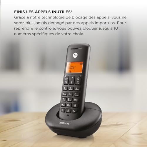 MOTOROLA E201 Telefono DECT Call Blocking - vue 3