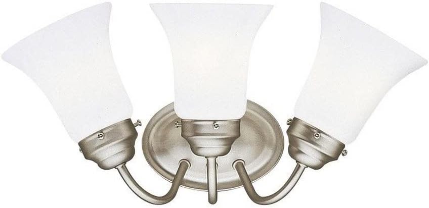 Kichler 6123NI Bath 3-Light, Brushed Nickel