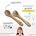C|UTE – Kindergeschirr personalisiert mit Namen | Schüssel mit Saugnapf & Kinderbesteck (Esslernlöffel, Gabel) graviert | BPA-frei | Geschenk Babygeschirr ab 12 Monate (Taupe, Set ohne Lätzchen)