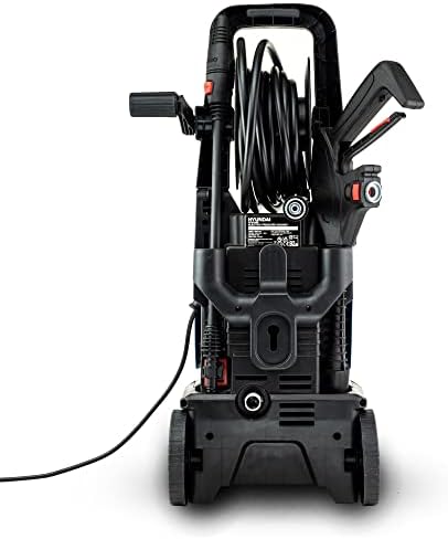 Hyundai 1900w Electric Pressure Washer, 6x Attachments 2100psi 145bar Jet Wash With 6.5l/min Flow Rate, Portable Pressure Washer, 5m Cable, 3 Year Warranty