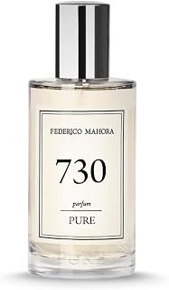Perfume Pure 730 Femenino 50 ml – Fragancia Oriental Gourmand con Caramelo, Frutos Rojos, Vainilla y Haba Tonka – Alta Concentración 20% – Intensa y Duradera