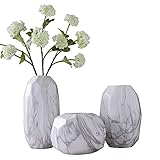 ☘️ 【Jarrón decorativo simple y elegante】: jarrón de cerámica moderno y simple, elegante, textura de lujo ligera, puede agregar más elegancia a su casa, muy adecuado para el dormitorio, la sala de estar, el estudio o cualquier otro lugar, que muestra un sabor artístico, es ideal regalo para familiares o amigos