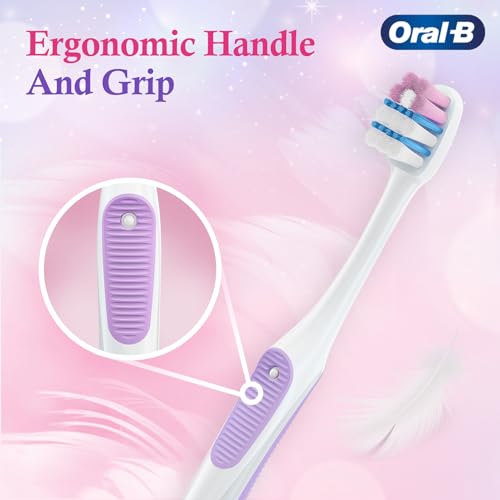 Image of Oral-B Sensitive Expert Ultra Soft Manual Toothbrush For Adults, Sensitive Teeth And Healthier Gums, Ultra Soft Bristles, Multicolour Tooth Brush Set, Oral B Dentist Recommended Brand (Pack of 2)