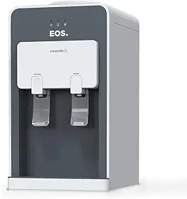 Bebedouro de Mesa para Garrafão Eos Mineralle Slim com Compressor Ebc07b 220v