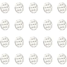 Honbay 20PCS High Borosilicate Glass Screens Filters with Holes Honeycomb Holes Filter Screen 8mm